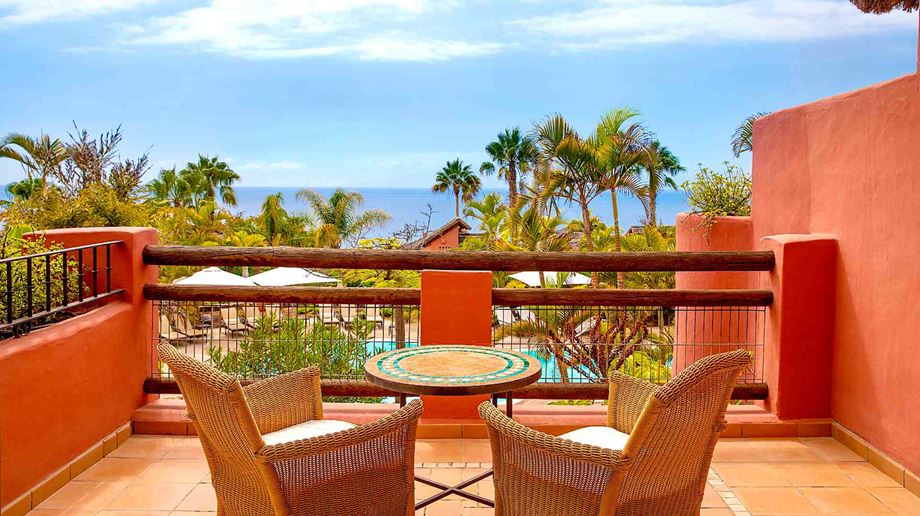 Rejser til Spanien, Tenerife, Ritz-Carlton Abama, villa balkon