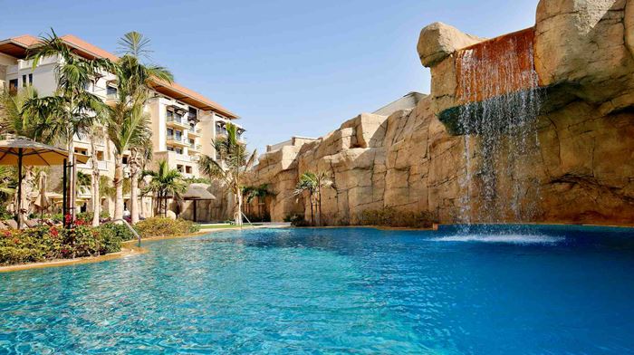 Dubai Sofitel Dubai The Palm Resort & Spa Pool Vandfald