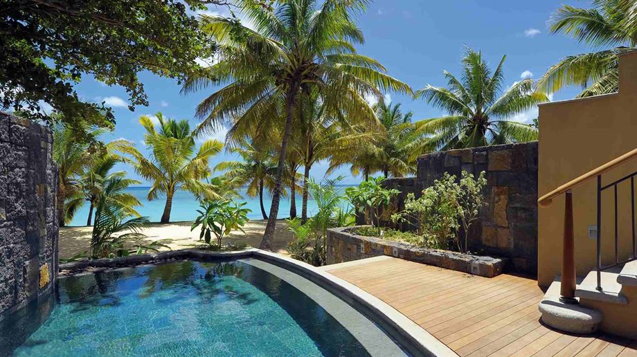 Rejser til Mauritius, Trou aux Biches Beachcomber Golf Resort & Spa, Beachfront Senior Suite med pool