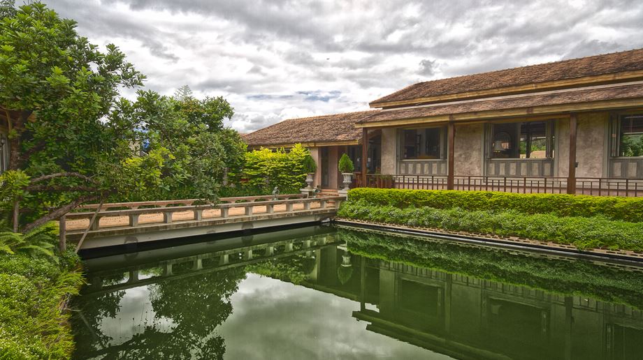 Rejser til Thailand, Chiang Mai, Reverie Siam Resort, En del af haveanlægget omkring Reverie Siam