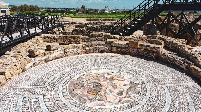 Cypern Paphos Mosaik Kultur 