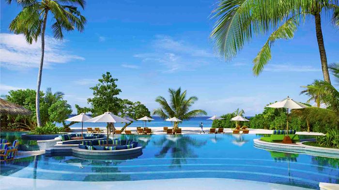 Rejser til Maldiverne, Six Senses Laamu, Swimming pool 
