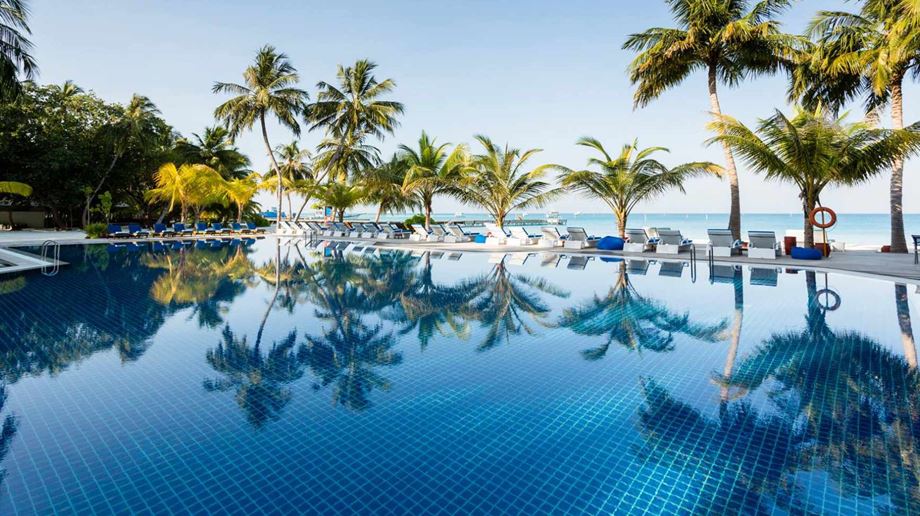 Rejser til Maldiverne, Meeru Island Resort & Spa, pool