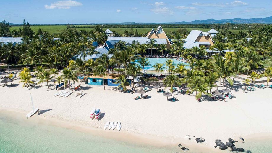 Rejser til Mauritius, Victoria Beachcomber Resort & Spa, Victoria Beachcomber set fra havet