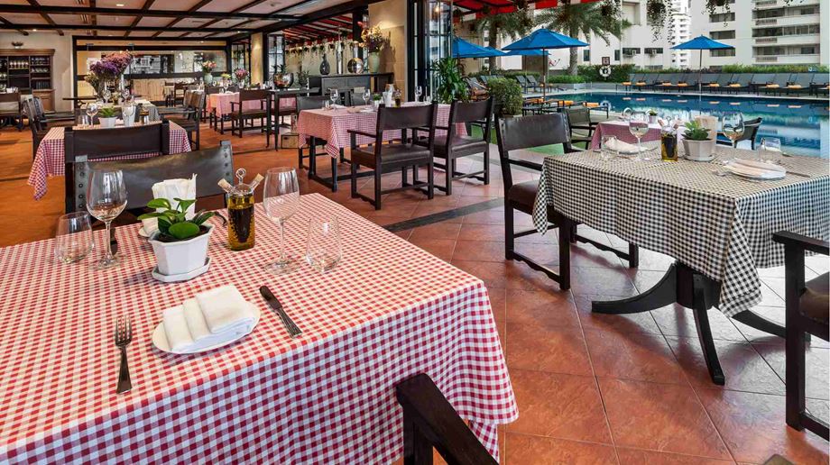 Rejser til Thailand, Bangkok, Rembrandt Hotel & Suite Bangkok, italiensk restaurant