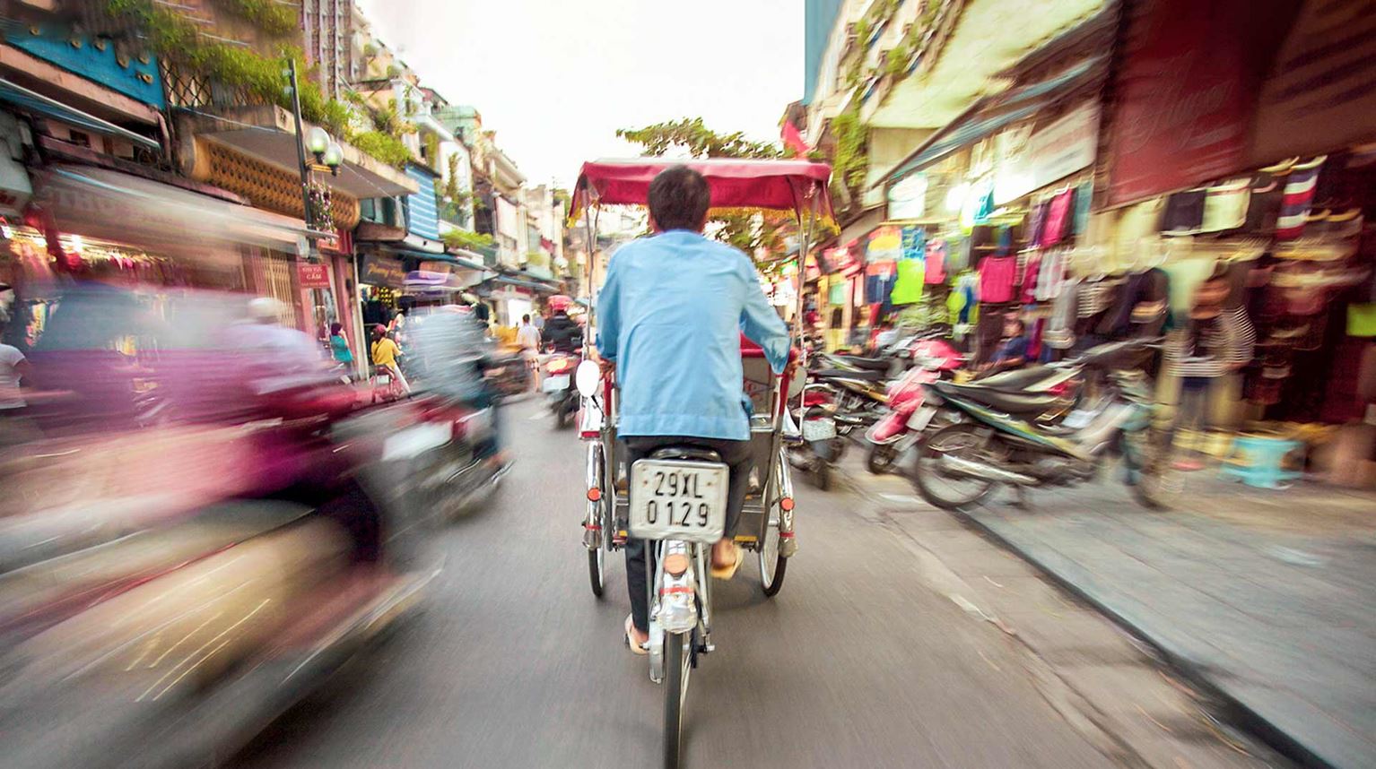 Hanoi Gamle Kvarter Cykeltaxi