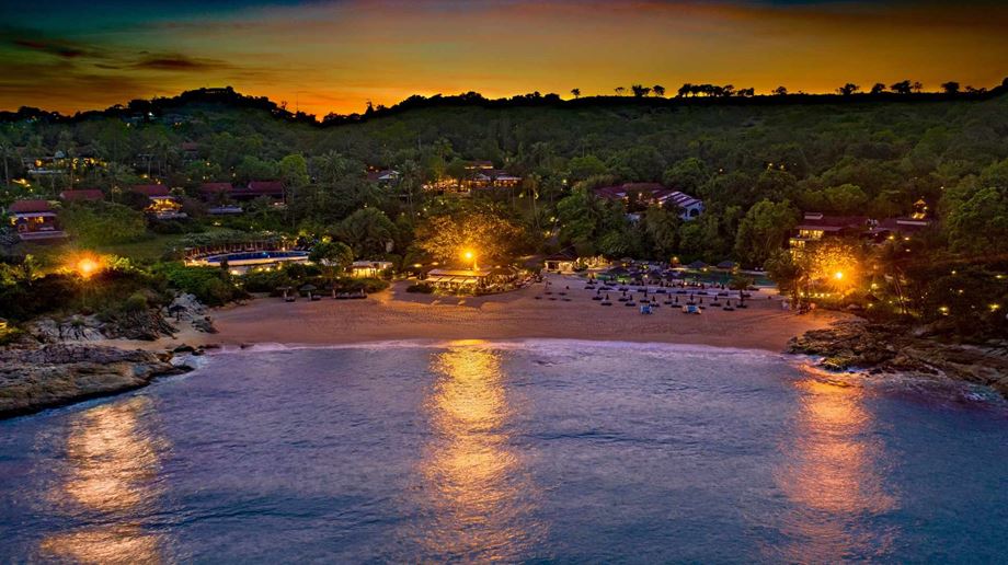Thailand, Koh Samui, Tangsai Bay Resort, Aften Stranden