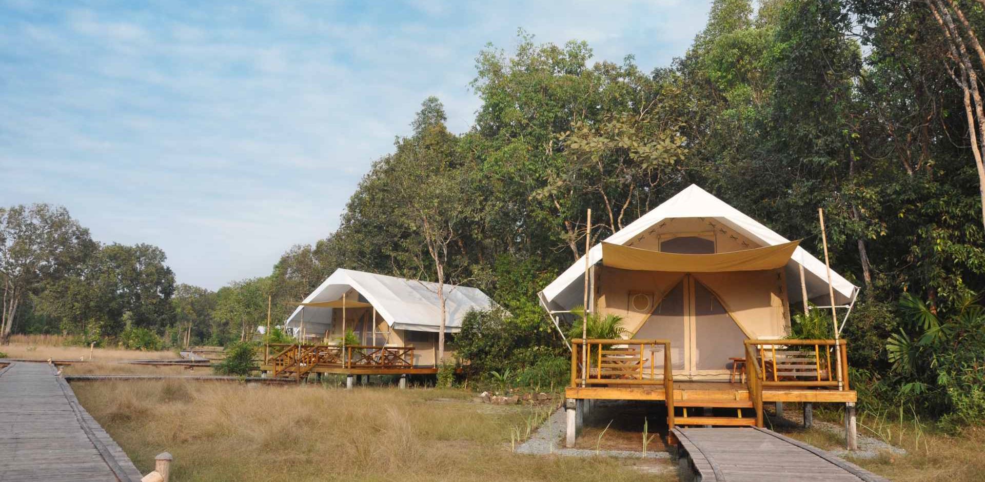 Cambodia, Cardamom Mountain,s Cardamom Tented Camp, Telte