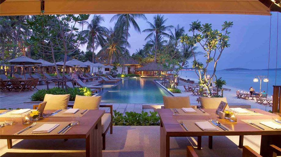 Thailand, Koh Samui, Banana Fan Sea Resort, Pool Område