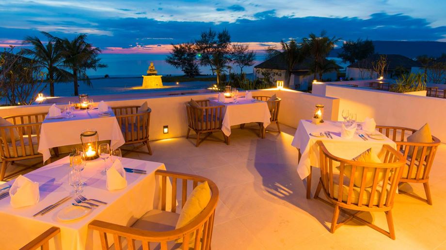 Cambodia, Koh Rong, The Royal Sands, Ocean Restaurant 