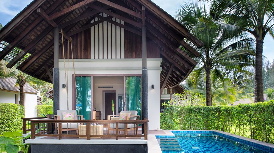 Rejser til Thailand, Khao Lak, Outrigger Khao Lak Beach Resort, pool villa