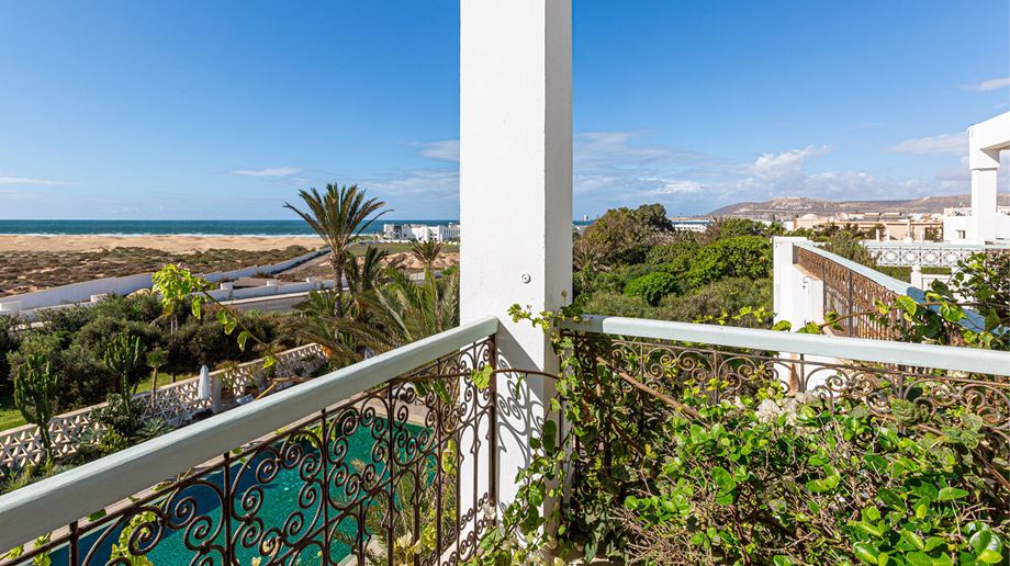 Marokko Agadir Villablanche Balcony View