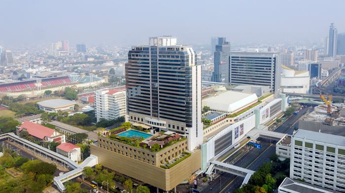 Rejser til Thailand, Bangkok, Pathumwan Princess Hotel, udsigt