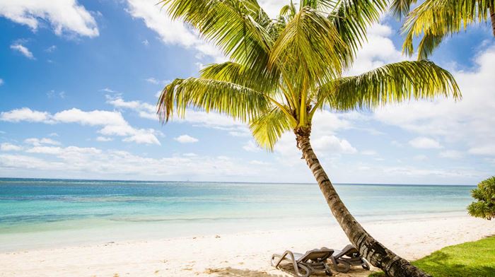 Rejser til Mauritius, Victoria Beachcomber Resort & Spa, Stranden ved Victoria Beachcomber