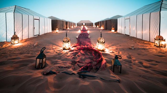 Marokko Sahara Ørken Telt Camp