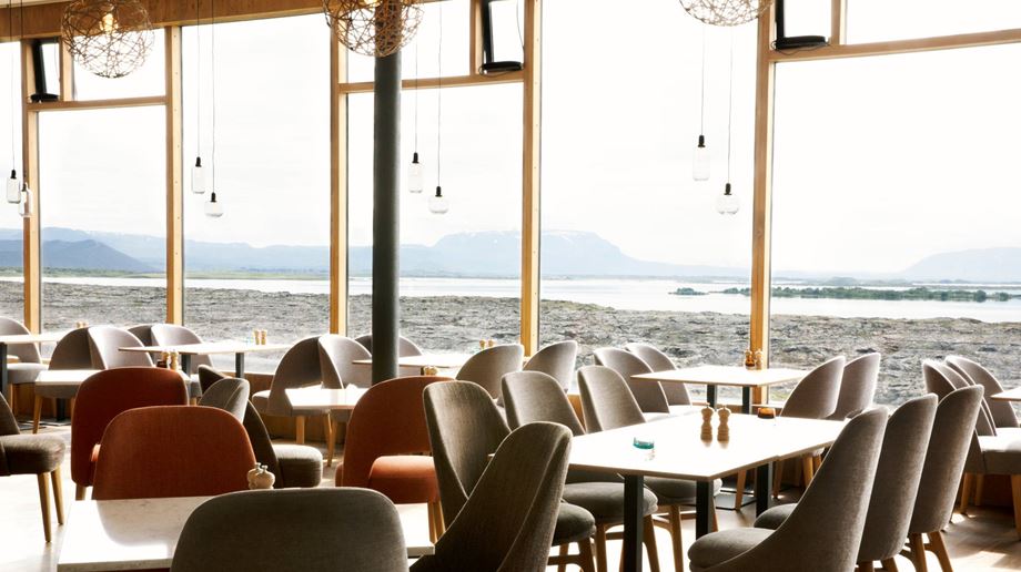 Rejser til Island, Grímsstaðir, Fosshotel Mývatn, restaurant