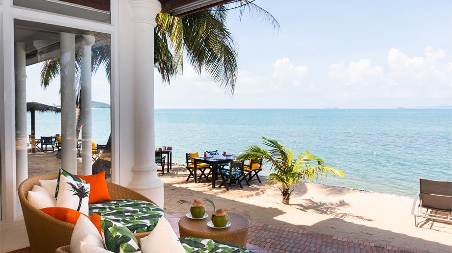 Thailand, Koh Samui, Paradise Beach Resort, Beach Lounge
