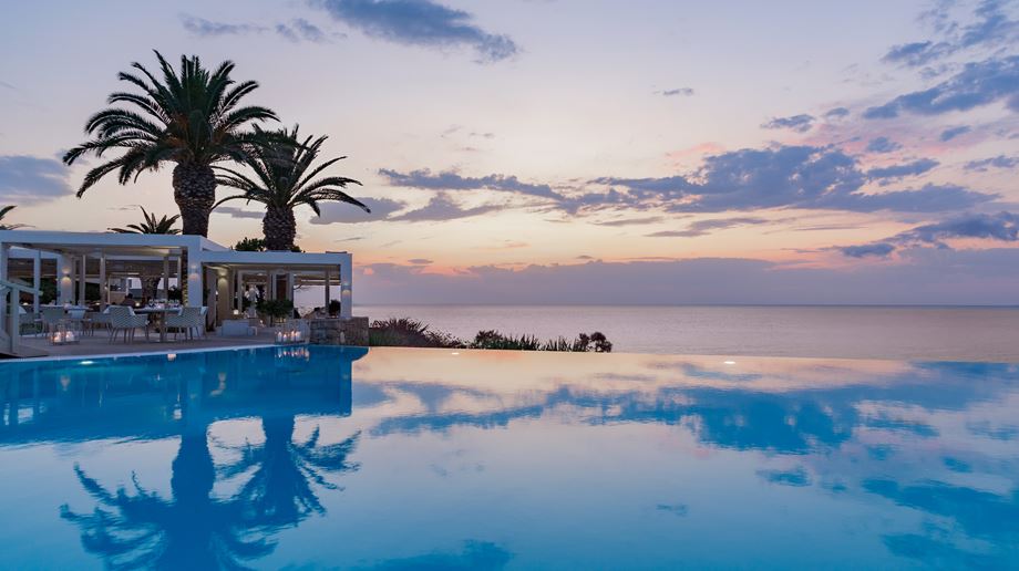 Grækenland, Halkidiki, Sani Club, Infinity Pool Og Restaurant
