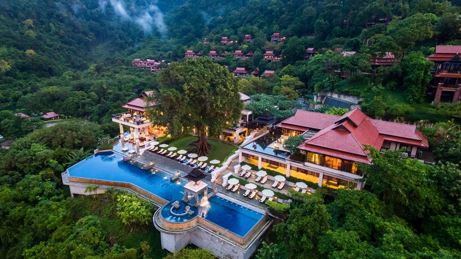 Rejser til Thailand, Koh Lanta, Pimalai Resort & Spa, oppefra