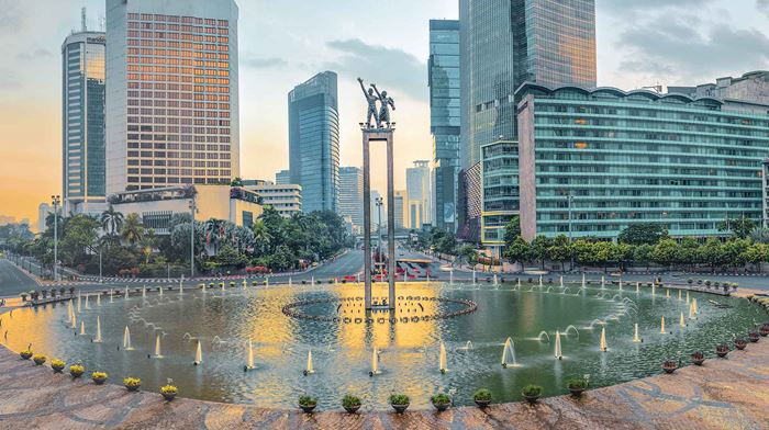 Indonesien Jakarta Springvand Landemærke, Hovedstad