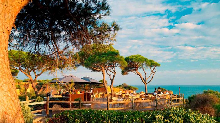 Rejser til Portugal, Algarvekysten, Pine Cliffs Ocean Suites & Spa, Mirador bar