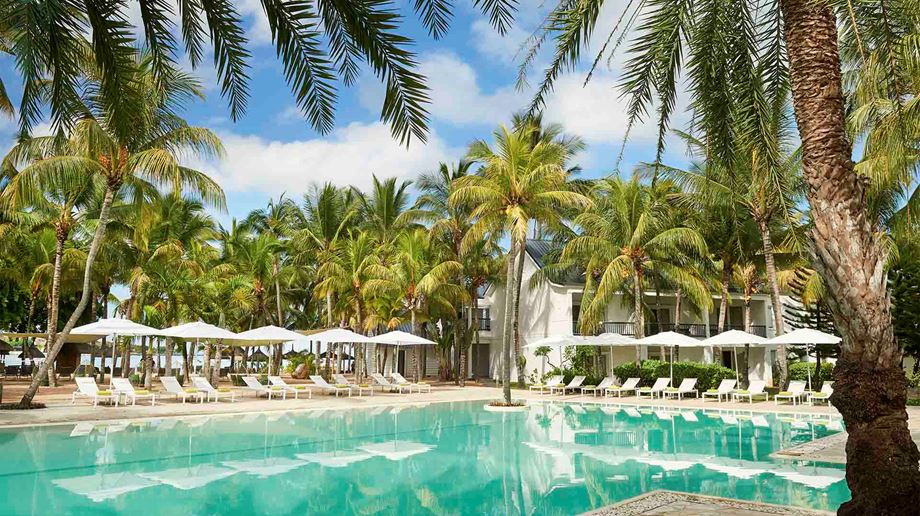 Rejser til Mauritius, The Ravenala Attitude, Swimmingpool på Ravenala Attitude