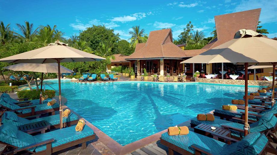Thailand, Koh Samui, Bo Phut Resort, Pool Område