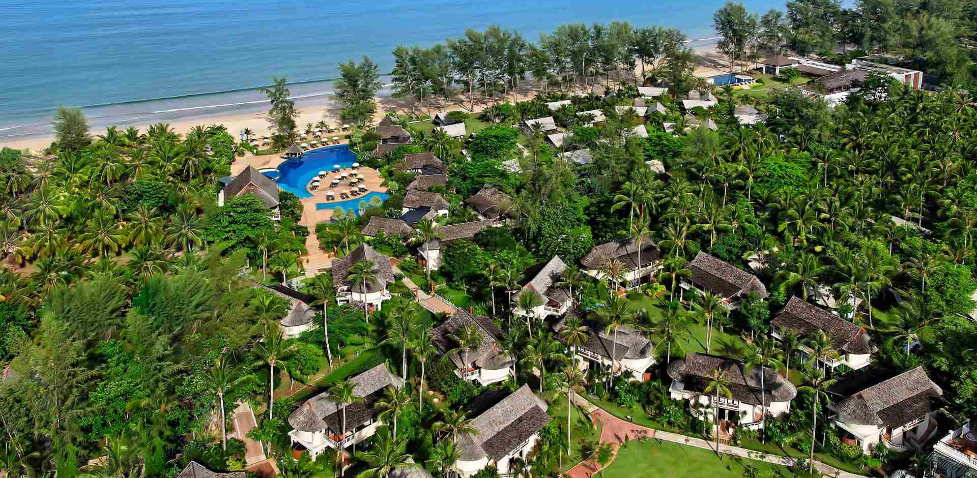 Rejser til Thailand, Koh Lanta, Lanta Cha-Da Beach Resort & Spa, oppe fra