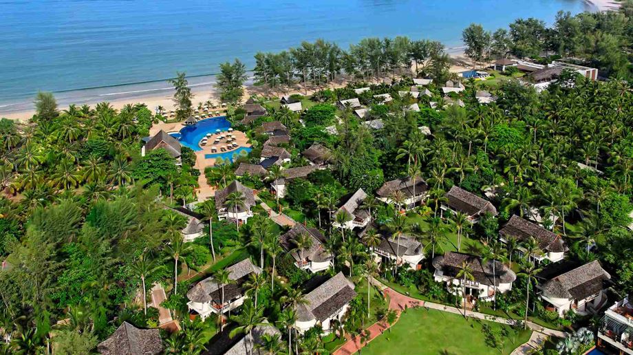 Rejser til Thailand, Koh Lanta, Lanta Cha-Da Beach Resort & Spa, oppe fra