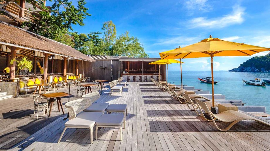 Thailand, Koh Tao, The Beach Club Haadtien, Capri Restaurant