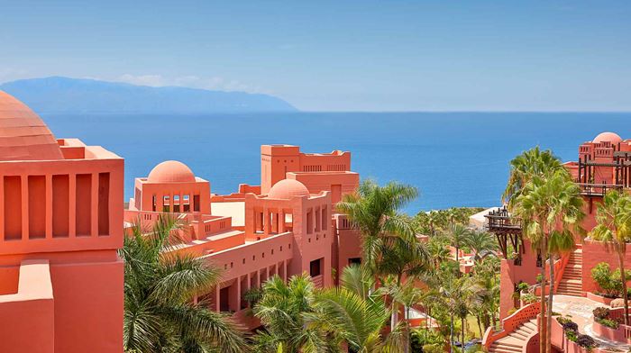 Udsigten fra The Ritz-Carlton Abama på Tenerife