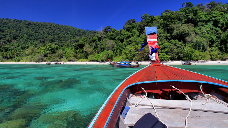 Thailand, Koh Lipe, Akira Lipe Resort, Beach Boat
