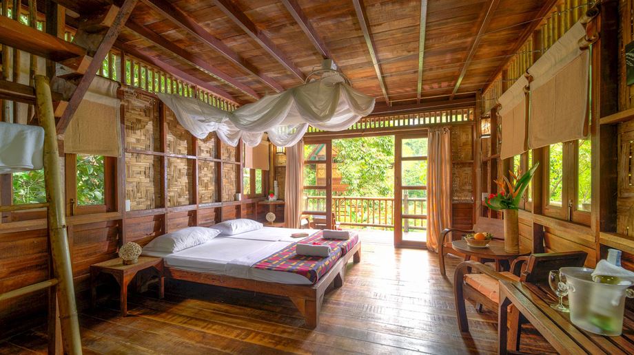 Thailand, Khao Sok, Our Jungle Camp, Treehouse Inside