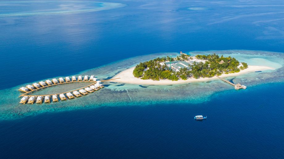 Rejser til Maldiverne, Sandies Bathala Resort, udsigt