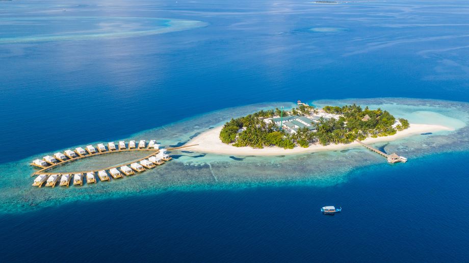 Rejser til Maldiverne, Sandies Bathala Resort, udsigt