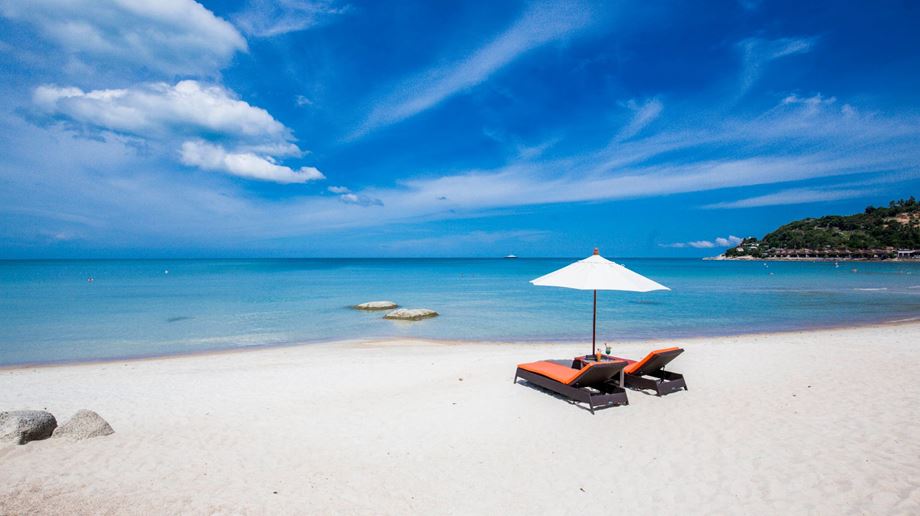 Thailand, Koh Samui, New Star Beach Resort, Strand Udsigt