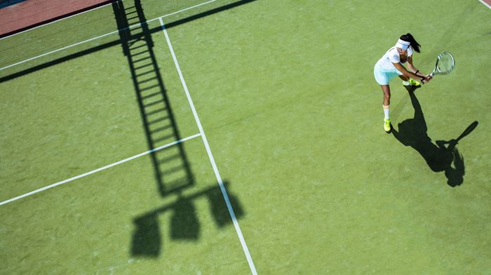 Columbia Beach Resort Tennis court Tennisbane