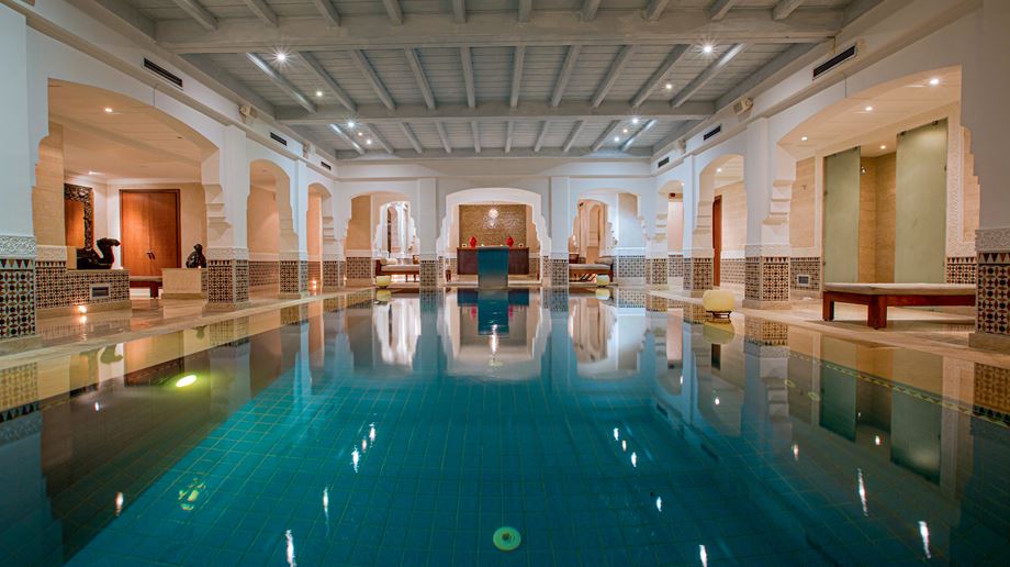 Marokko Agadir Villablanche Pool Indoor Spa