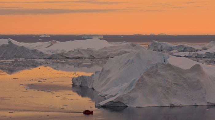 Grønland Ilulissat Udflugt Isfjorden, Isbjerge, Diskobugten, Natur, Båd