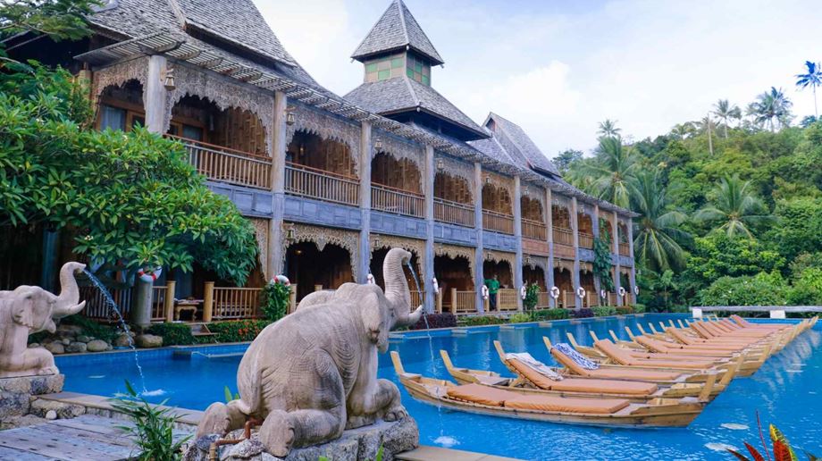 Thailand, Koh Phangan, Santhiya Koh Phangan Resort & Spa, Pool Område