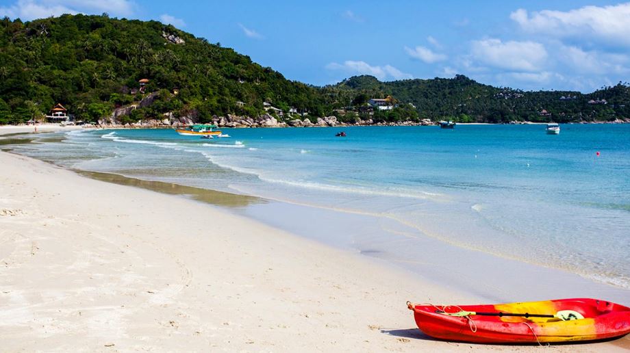 Thailand, Koh Phangan, Panviman Resort, Stranden Udsigt