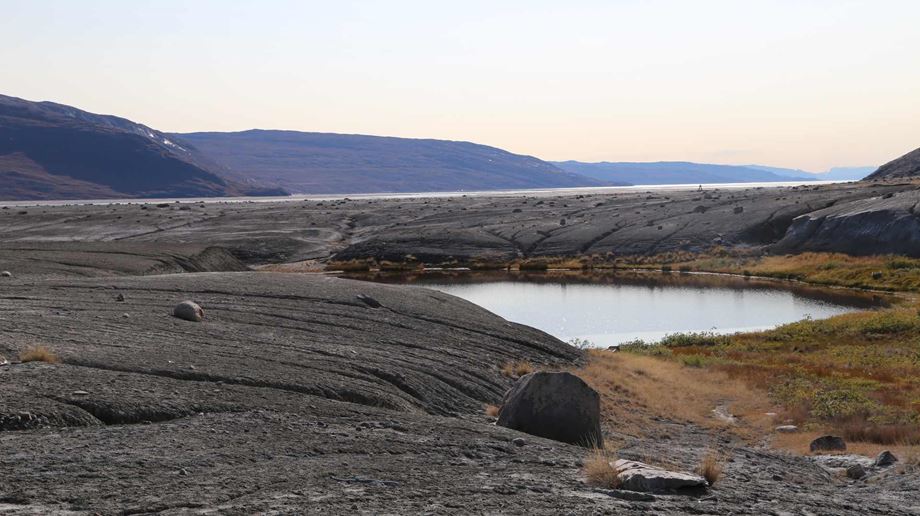 Grønland Old Camp Kangerlussuaq, Fossil Sletten, Rå Natur, Sø
