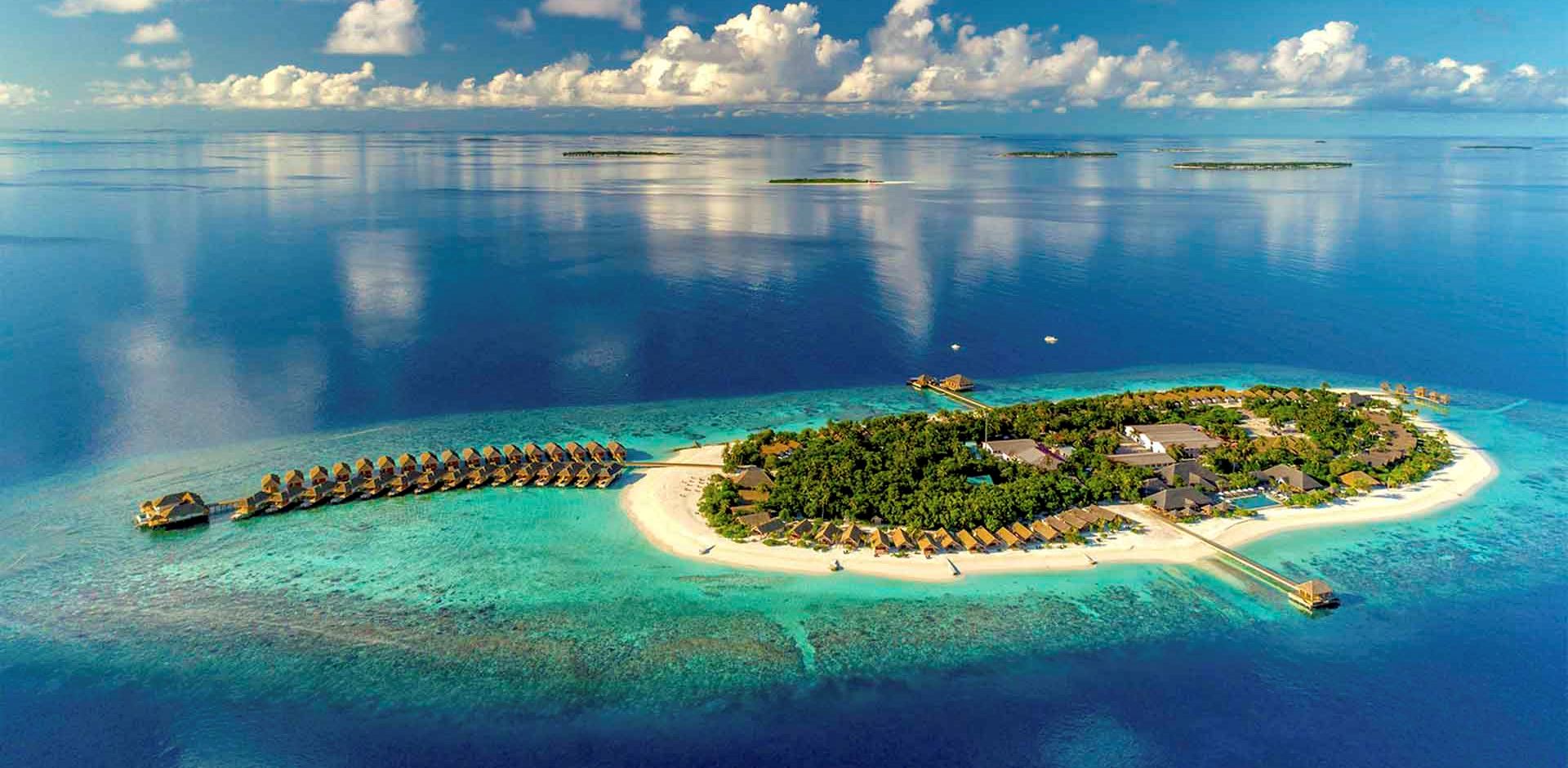 Rejser til Maldiverne, Kudafushi Resort & Spa, udsigt 