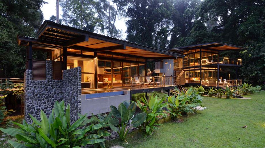 Malaysia, Borneo, Danum Valley Borneo Rainforest Lodge, Single Storey Villa Exterior