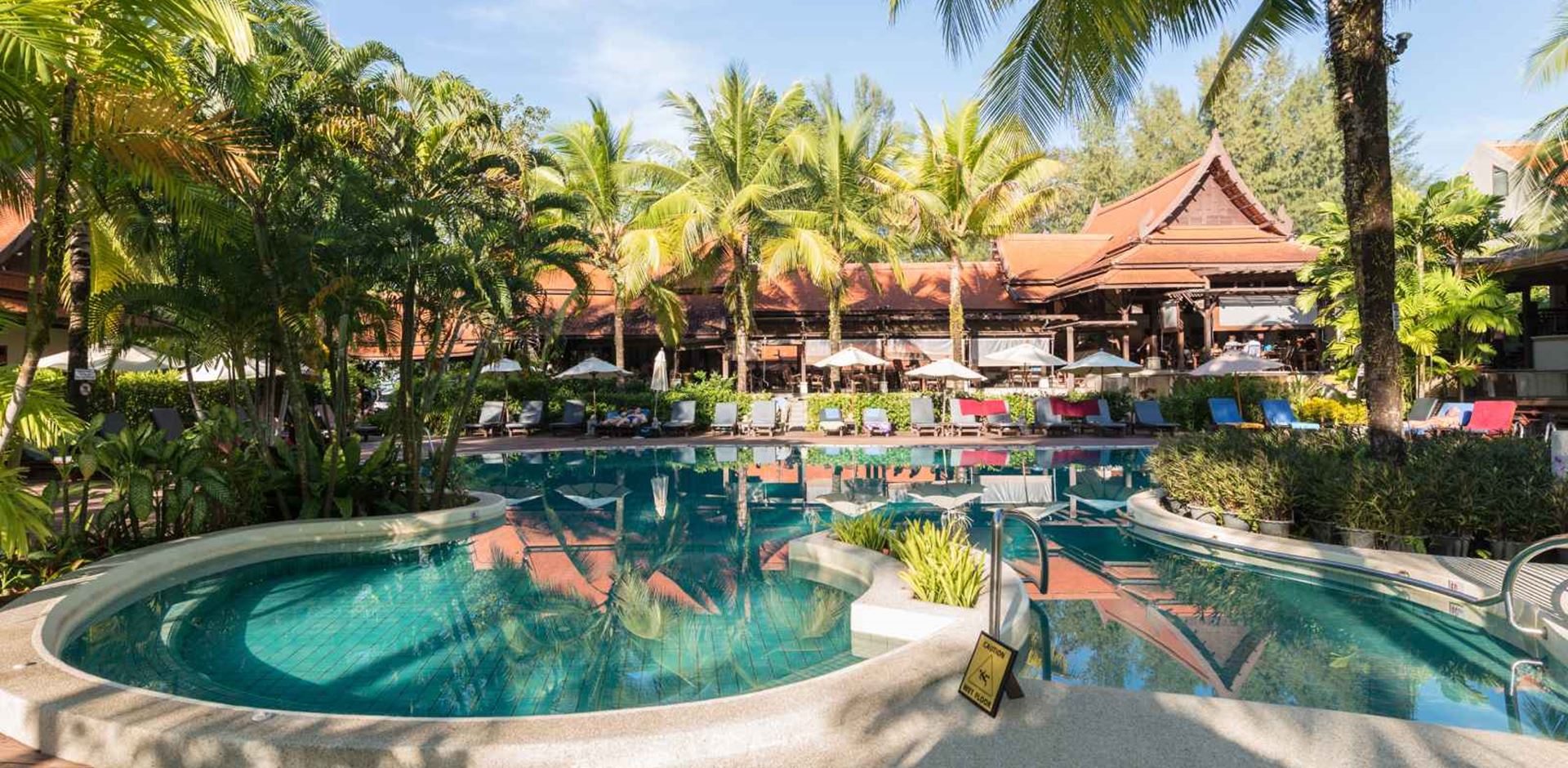 Thailand, Khao Lak, Khaolak Bhandari Resort, Pool Area