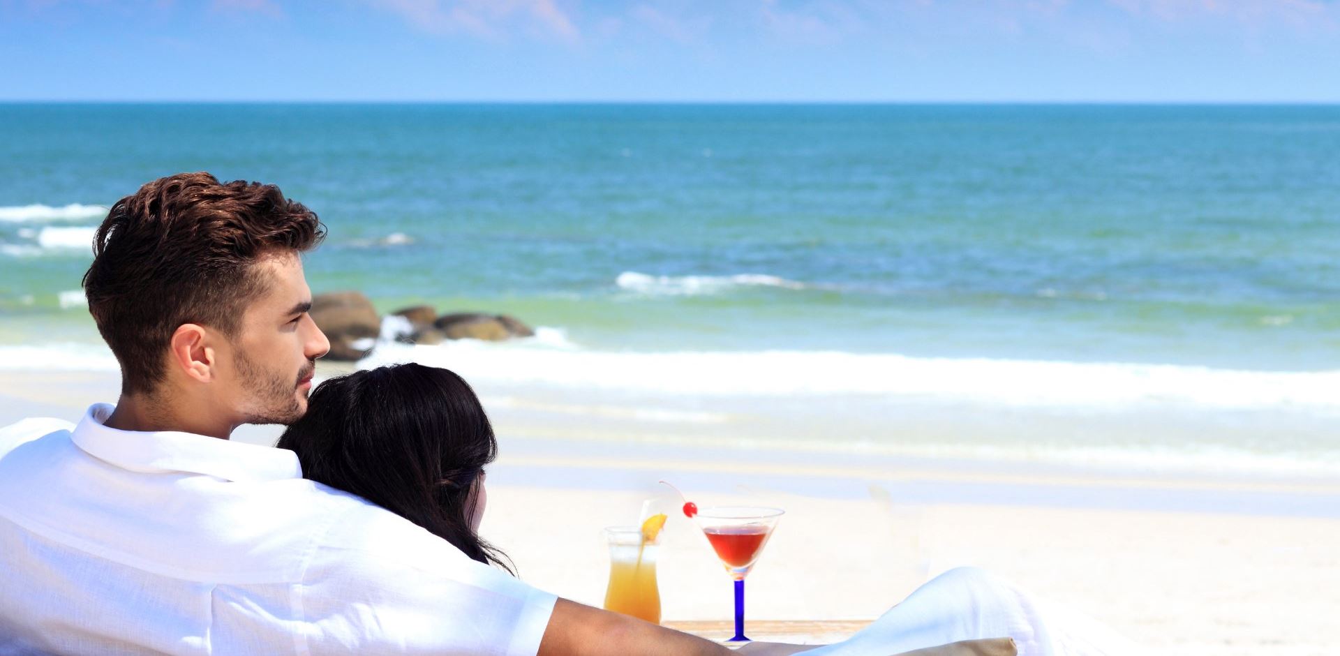 Thailand, Hua Hin, Centara Grand Beach Resort & Villas, Beach Drinks