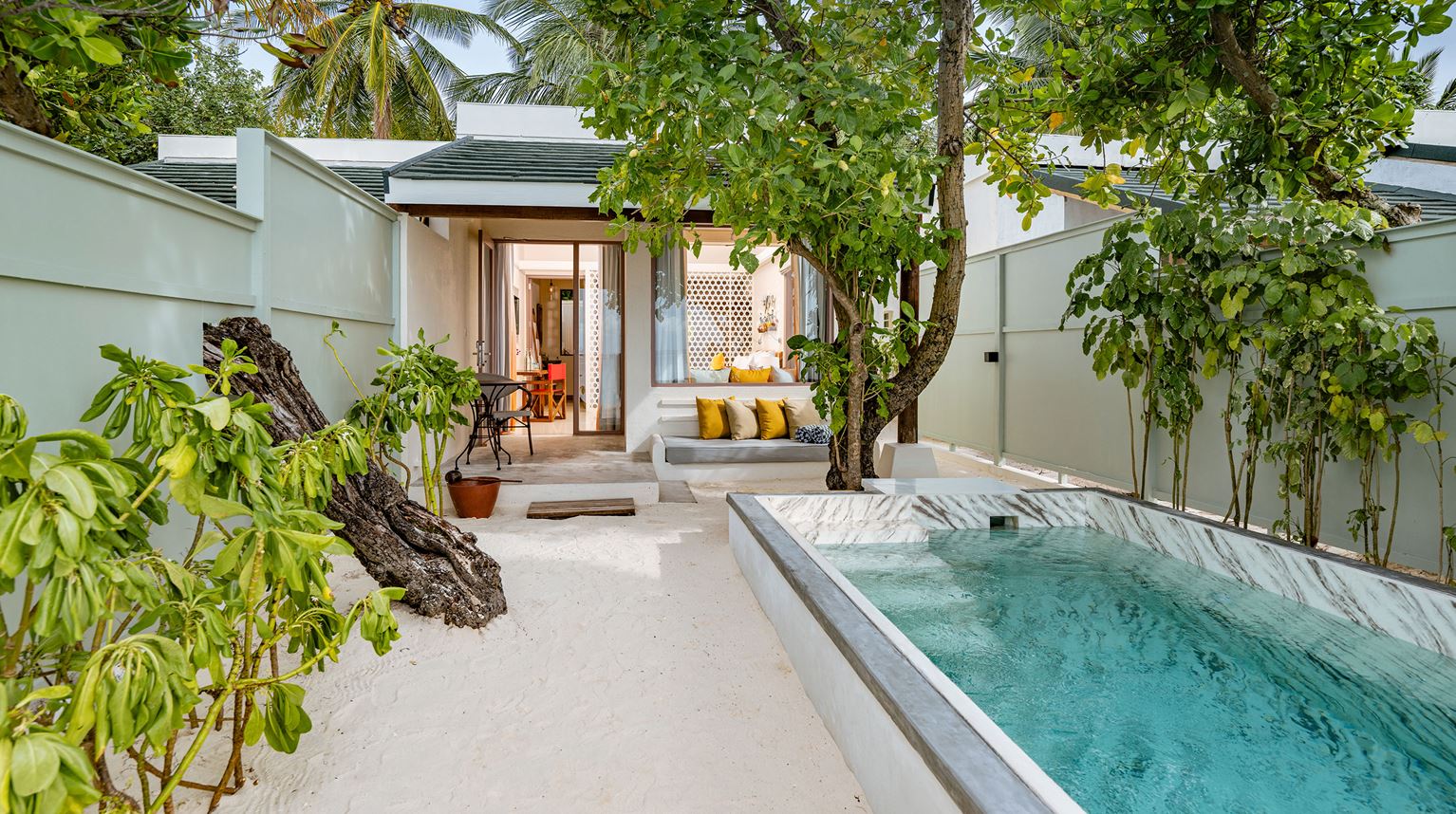 Maldiverne Oblu Nature Helengeli Deluxe Beach Villa With Pool Exterior
