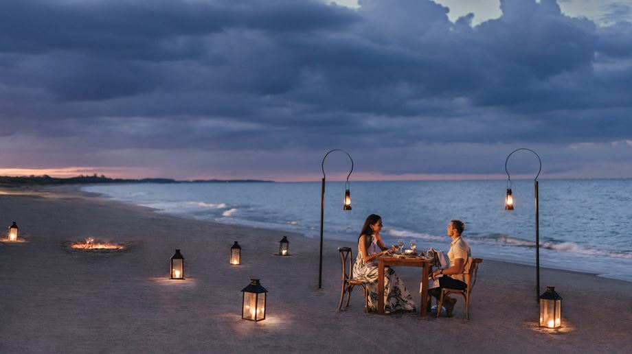 Sri Lanka Uga Jungle Beach Romantisk Middag