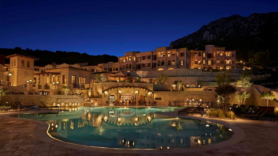 Rejser til Spanien, Mallorca, Cap Vermell Grand Hotel, Pool Night