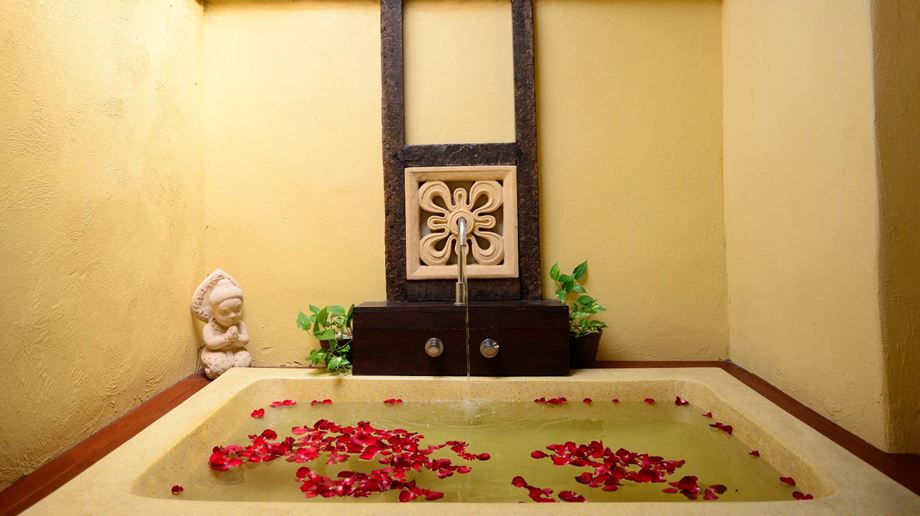Thailand, Hua Hin, Baan Talay Dao Resort, Bathroom Interior